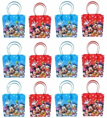 Disney Mickey And Friends Mickey Mouse Party Favor Supplies Goody Loot Gift Bags • $16.99