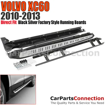 RUNNING BOARD Side Step Nerf Bars 2010-2013 Volvo XC60 Direct Bolt On Aluminum • $199