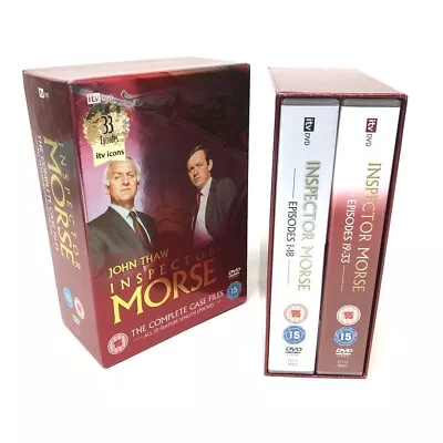 Inspector Morse The Complete Case Files DVD Box Set 33 Episode ITV John Thaw -CP • £7.99