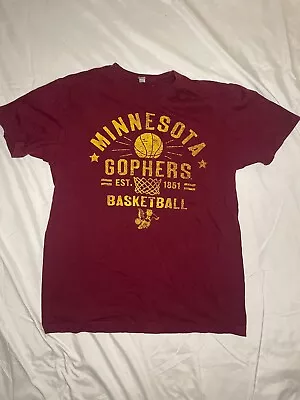 University Of Minnesota Gophers Basketball Short Sleeve Shirt • $5