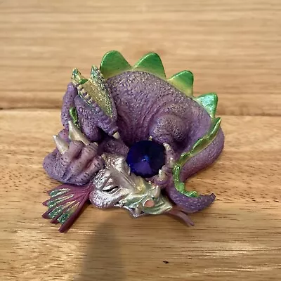 Mood Dragons Snoozy Franklin Mint Limited Edition Figurine Collectable Jeweled • $26.95