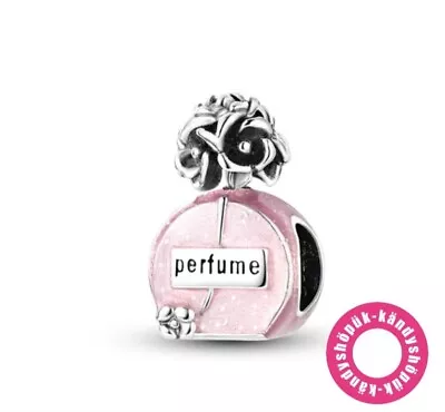 Pink Perfume Bottle Charm Bead For Bracelet S925 Sterling Silver • £9.99