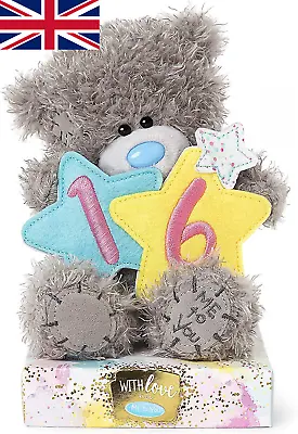 £11.99 • Buy Me To You 16th Birthday Tatty Teddy Bear - Official Collection Blue,gold,grey 