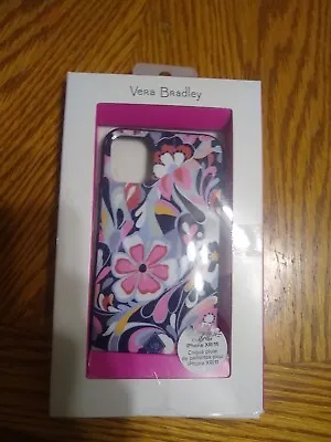 Vera Bradley Phone Case IPhone XR 11 Snap On Open Box Flowers VB Pink Orange • $4