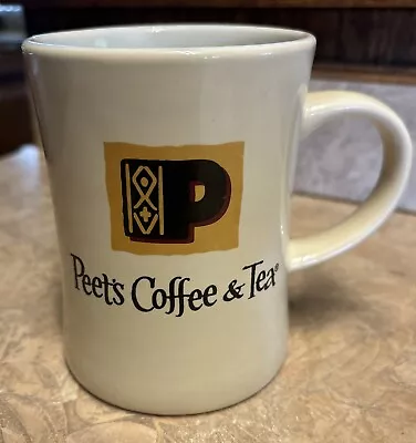 Vtg. Peet's Coffee &Tea Restaurant DINER Style Coffee Tea Cocoa MuG • $4.99