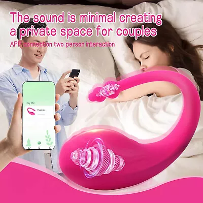 Wireless APP Remote Control Vibration Bullet Egg Plug Massager Women Sex Toys OZ • $32.95