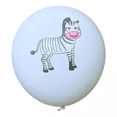 12 Zebra Balloons Animal Theme Birthday Party • $11.99