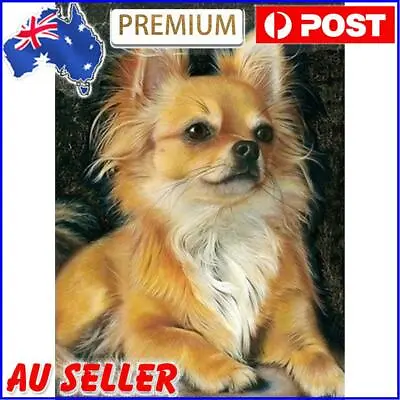 $12.10 • Buy Full Drill Round Diamond Painting Dog Cross Stitch 5D Embroidery Bead Art AU