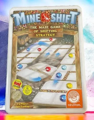 MineShift The Maze Game MindWare 2011 Strategy Family Metal Tin No Instructions • $11.99