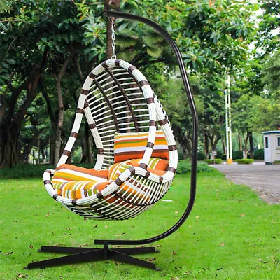 £95.91 • Buy Premium Large Hanging Egg Chair Hammock Stand Relaxing Support Hook 300lbs Stand