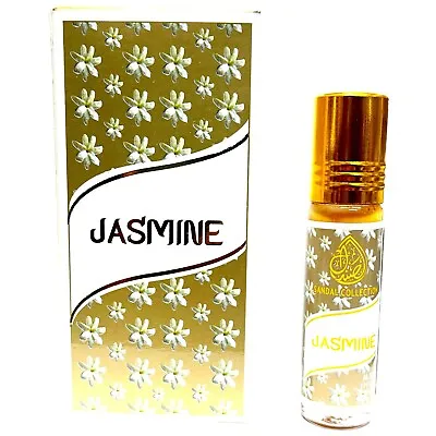 Jasmin - Al Sandal 8ml Fragrance Alcohol-free Halal Attar Roll-on Perfume Oil • £4.49