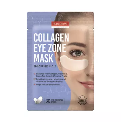 30 Pcs Under Eye Crystal Collagen Gel Pad Face Mask Anti Aging Wrinkle • £5.99