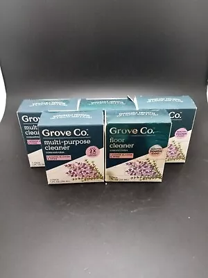 Lot Of 5 Grove Co Floor Cleaner Concentrates Lavender & Tyhme 2 Pack • $26.99