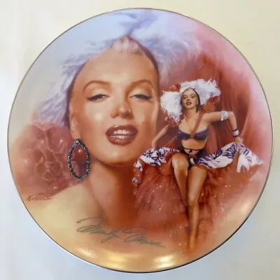Marilyn Monroe Plate -  Shimmering Heat  - Never Displayed Incl COA & Box XLNT • $22