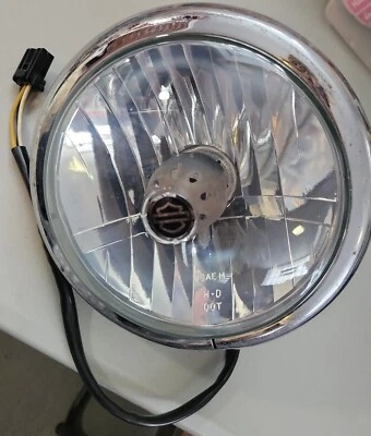 $99.99 • Buy 2006-2010 Harley Davidson V-rod Night Rod Vrod Front Headlight Head Light Lamp
