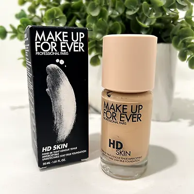 MAKE UP FOR EVER HD Skin Undetectable Longwear Foundation - 1Y18 - Authentic • $24.43