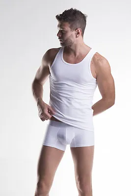 Unico Classic Vest White MICROFIBER Men's Underwear • £36