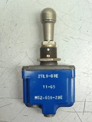 MICRO SWITCH Military Spec MS24659-28E TL Series Toggle Switch 2 Pole 3 Position • $95