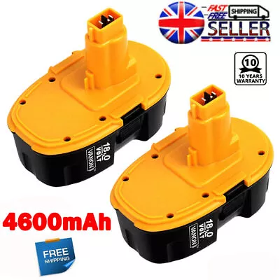£35.90 • Buy 2× 5.5Ah DE9098 Battery For Dewalt Cordless Drill 18V XRP DC9096 DE9095 DC725 UK