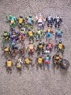 Vintage TMNT Action Figure Lot • $200