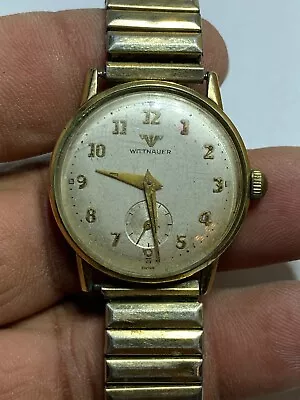 Vintage Men's Wittnauer Analog Watch With Second Hand Sub-Dial • $55.98