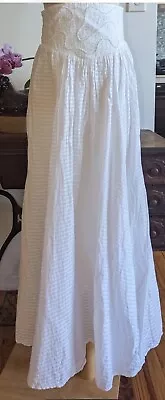 Aje White Cotton Maxi Skirt Size 6 (fit 8 Also) • $49.99