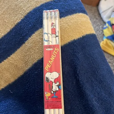 Vintage Peanuts Snoopy Woodstock Charlie Brown Pencils New In Packaging  • $5