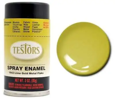 3oz. Spray Finishing Enamel Lime Gold Metal Flake • $15.49