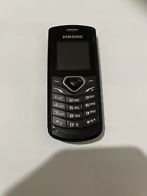 Samsung GT E1170 - Black (Unlocked) Mobile Phone • £12