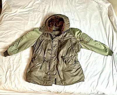 RARE! Sigmund Eisner Co. N-3 USAF Parka Sz L Vintage Korean War • $299