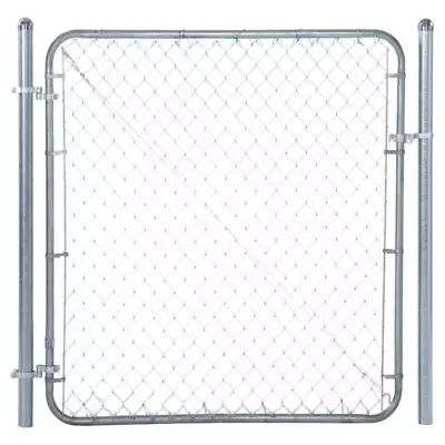 6ft X 5ft Galvanized Metal Adjustable Single Walk-Through Chain Link Fence Gate • $126.97