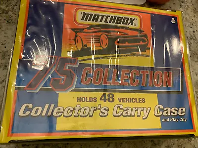 Matchbox 75 Collection Carry Case With Vintage Die Cast Cars • $150