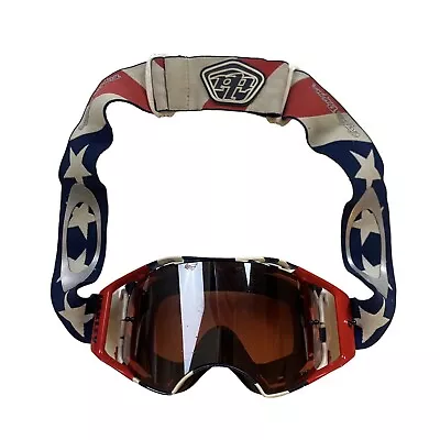 Oakley Troy Lee Designs RARE USA Patriotic Goggles Airbrake MX • $50
