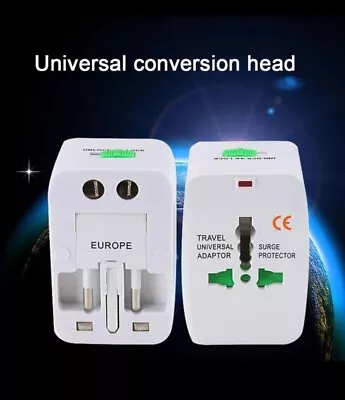 Universal International Travel Power Adapter Convertor Plug Power UK/EU/US/AU • £5.99