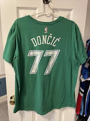 Luka Dončić Dallas Mavericks Basketball Nike Men’s Green Shirt Size XXL • $15