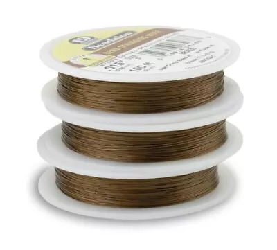 19strand 0.010  0.25 Mm 30 Ft 9.1 M Bronze Bead Stringing Wi • $19.60