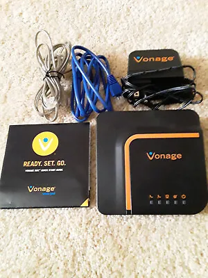 Vonage VDV23-VD Digital Phone Router Modem VOIP With Power Adapter & All Cables! • $25