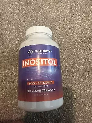 Myo-Inositol & Folic Acid | 2000mg Inositol | 180 Capsules | PCOS And Fertility  • £10