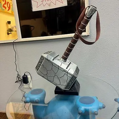 Marvel Thor Hammer Mjolnir With Stand 1:1 Life Size High Quality Statue Prop • $460