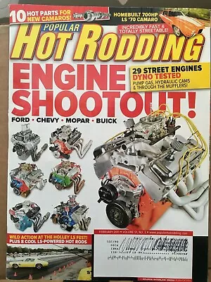 Popular Hot Rodding Feb.2011 Engine Shootout! 29 Engines 700HP '70 Camaro LS   • $8.75