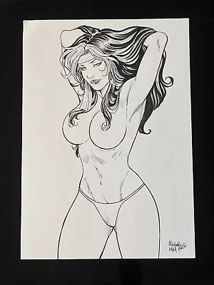 Rogue X-Men (12 X17 ) Original Art Comic By Natanael Maia • $75