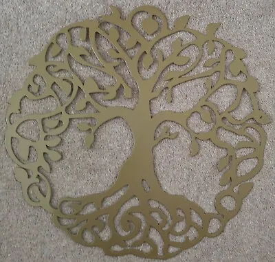 Tree Of Life Metal Wall Art Decoration48cm And The Thickness Of A 1p Coin.  • £29.99