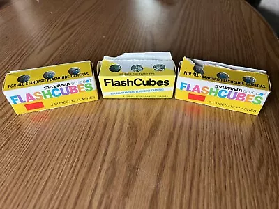 Sylvania Blue Dot Magic Flash Cubes 3 Boxes Cubes Of 3 • $12
