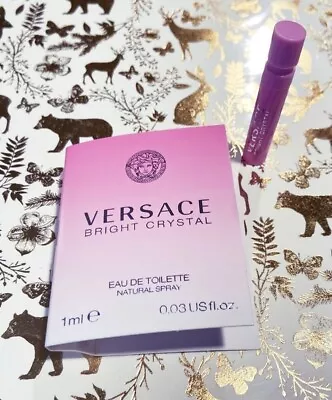 Versace Bright Crystal Eau De Toilette EDT 0.03 Oz Spray Sample Size • $8.99