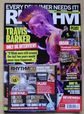 £8 • Buy Blink 182 Rhythm #131 Magazine Nov 2006 Travis Barker Cover With More Inside Uk
