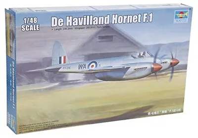 NOB Trumpeter 1:48 Dehavilland Hornet F1 Fighter Model Kit - 02893 [HB16] • $48.99