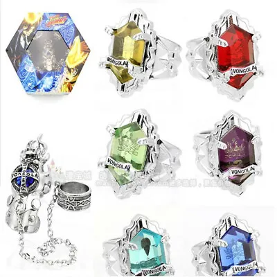 T-Arts Katekyo Hitman Reborn New Vongola Ring Collection Anime Set • $27.11