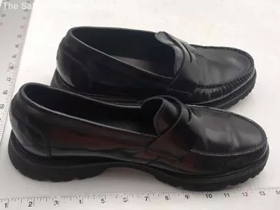 Cole Haan Mens Penny C36537 Dark Brown Leather Slip-On Dress Shoes Size 11.5 • $9.99