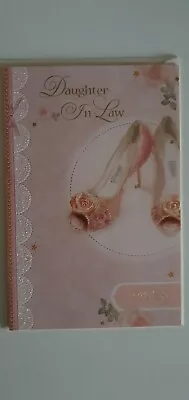 9 ×6  Daughter In Law Birthday Card With A 2 Page Coloured Insert • £3