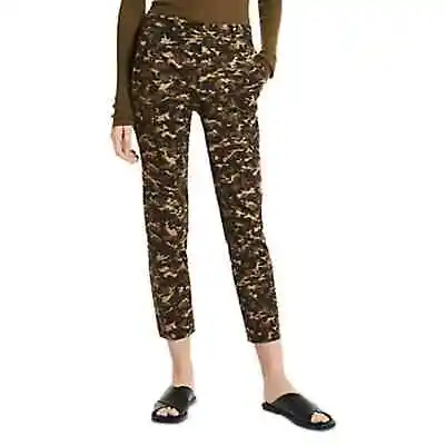Michael Kors Samantha Camo Print Cropped Pants Juniper Size 14 • $69
